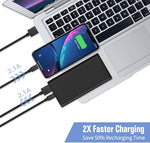 25800mAh Portable Charger, PD3.0 Fast Power Bank with 3 USB Ports for iPhone/Android