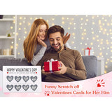 Happy Valentines Day Cards - Funny Scratch Off Valentines Gifts Cards For Him Her Naughty Gift Card For Boyfriend Girlfriend Husband Wife Sexy Gifts Card With Envelope