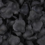 1000 Pcs Artificial Fake Rose Petals,Flower Petals For Romantic Night, Engagement, Party, Wedding, Event Flower Decorations, In Bulk(Black)
