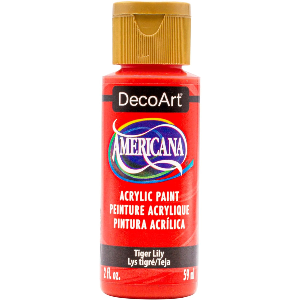 Americana Acrylic Paint 2oz-Tiger Lily