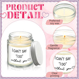 6 Pcs Bridesmaid Proposal Gifts I Can'T Say I Do Without You Candles Bridesmaid Gifts Natural Soy Wax Candles For Bridesmaids Friend Wedding Gift 4 Oz