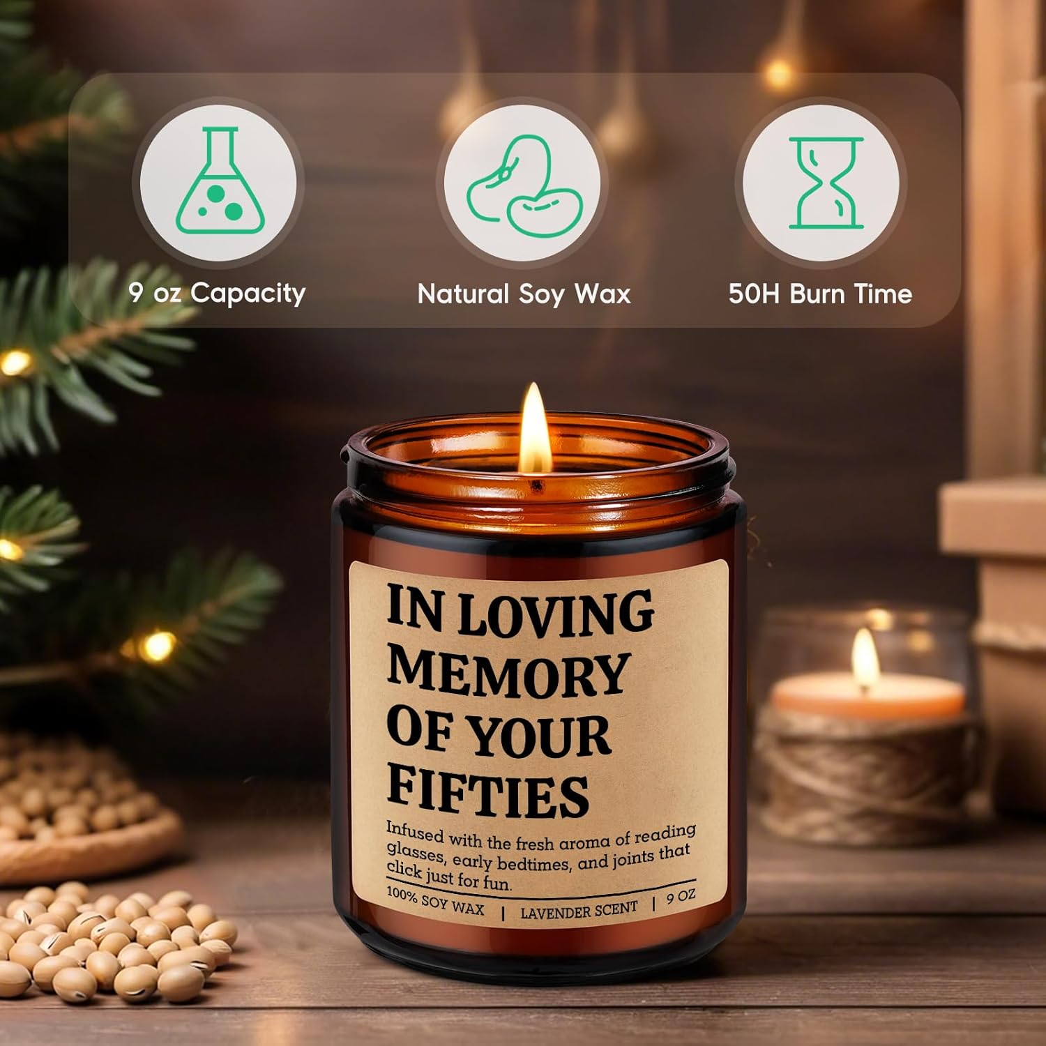 60Th Birthday Candle, 60 Year Old Birthday Gifts For Women, Men - Funny Gifts For 60 Year Old Bday Woman, Man - Happy Sixtieth, Turning 60, 60Th Bday Decorations For Friend, Mom, Dad, Her, Sister