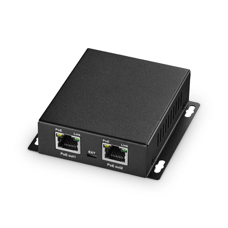 Gigabit Poe Extender, 1 Poe In 2 Poe Out, Ieee802.3Af/At Poe Powered, 10/100/1