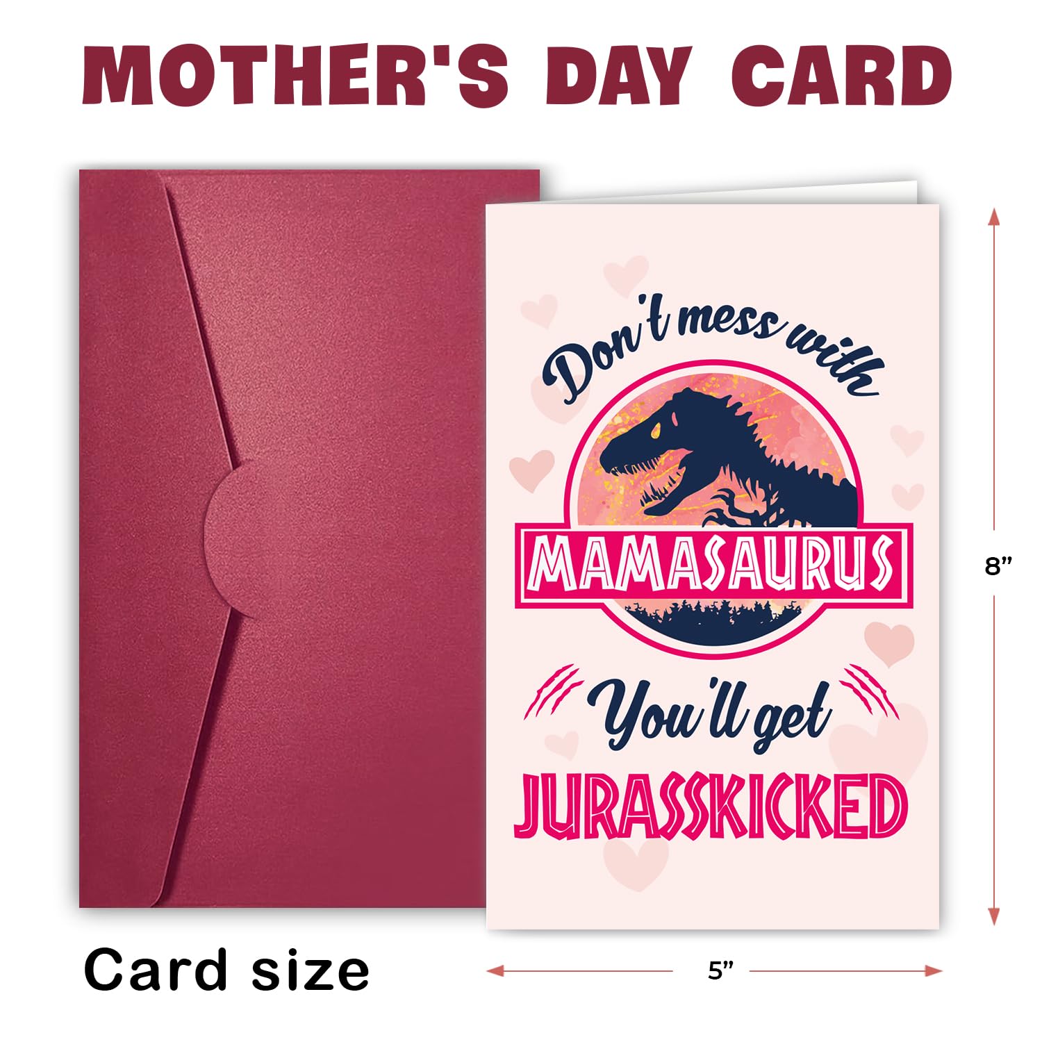Gifts For Mom - Birthday Card For Mom From Daughter, Son, Kids, Husband - Wife Gift - Unique Present Ideas For Mother, Mother In Law, Wife, New Mama - Greeting Card