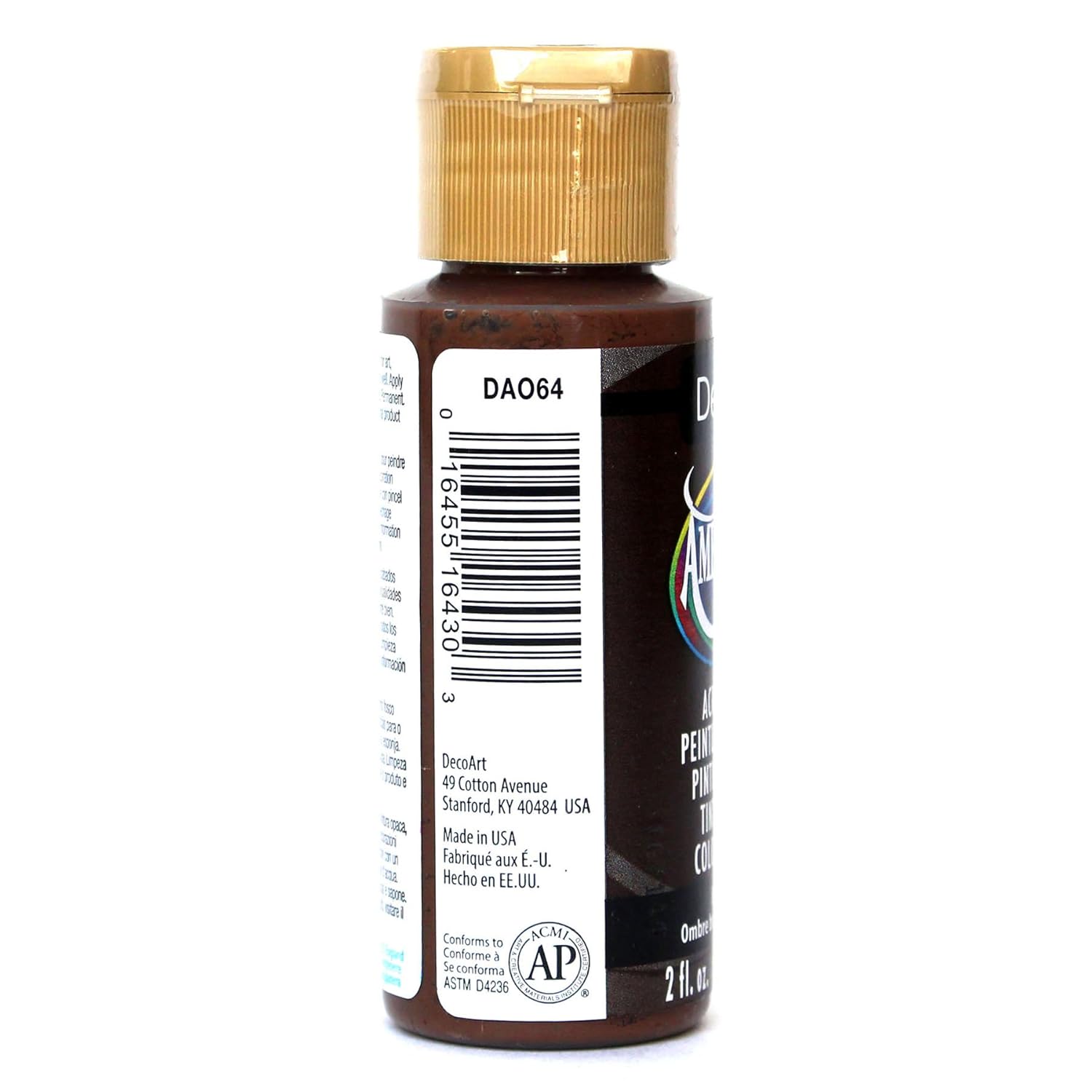 DecoArt Americana Acrylic Paint, 2-Ounce, Burnt Umber