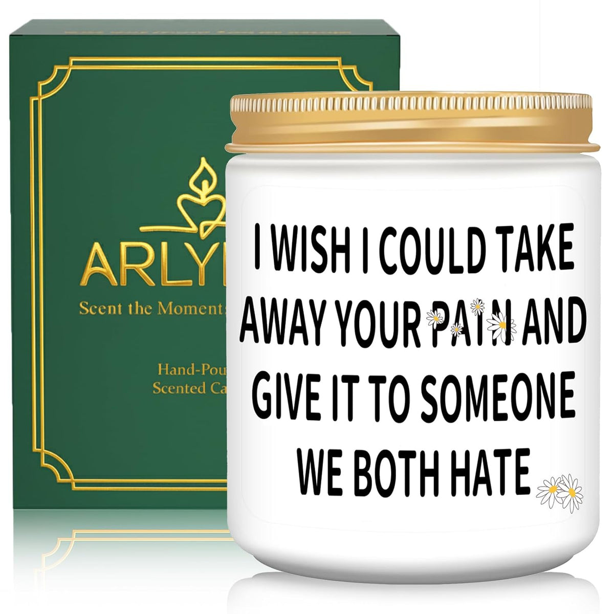 Get Well Soon Gifts For Women Men, Funny Present For Her Him After Surgery, Feel Better Candle Gift For Mom Sick Friends, Recovery, Sympathy, Cancer Comfort, Grieving, Divorce, Thinking Of You Gift