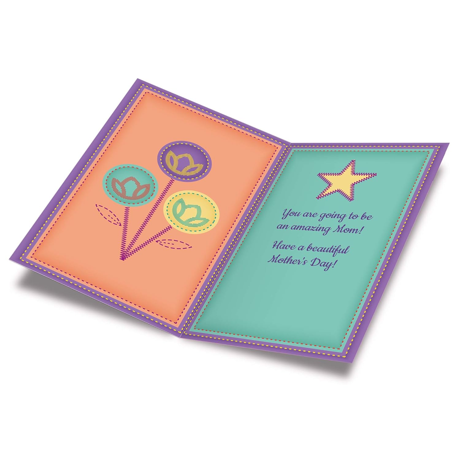 Mother'S Day Card Mother-To-Be, Made In America, Eco-Friendly, Thick Card Stock With Premium Envelope 5In X 7.75In, Packaged In Protective Mailer