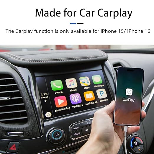 USB A to USB C CarPlay Cable Fast Charging Cord for iPhone 17 16 15 iPad Pro Air Samsung Galaxy 3FT