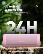 IPX5 Waterproof Bluetooth Speaker, HD Sound, 24H Playtime for Home & Outdoor