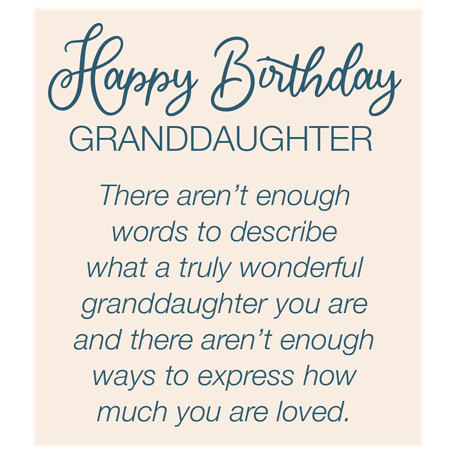 Birthday Card For Granddaughter - Large Card Opens To 10? × 7.75? - Lovely Lavender And Purple Flowers Topped Off With A Gorgeous Teal Ribbon And Bow - Made In Usa D#95366