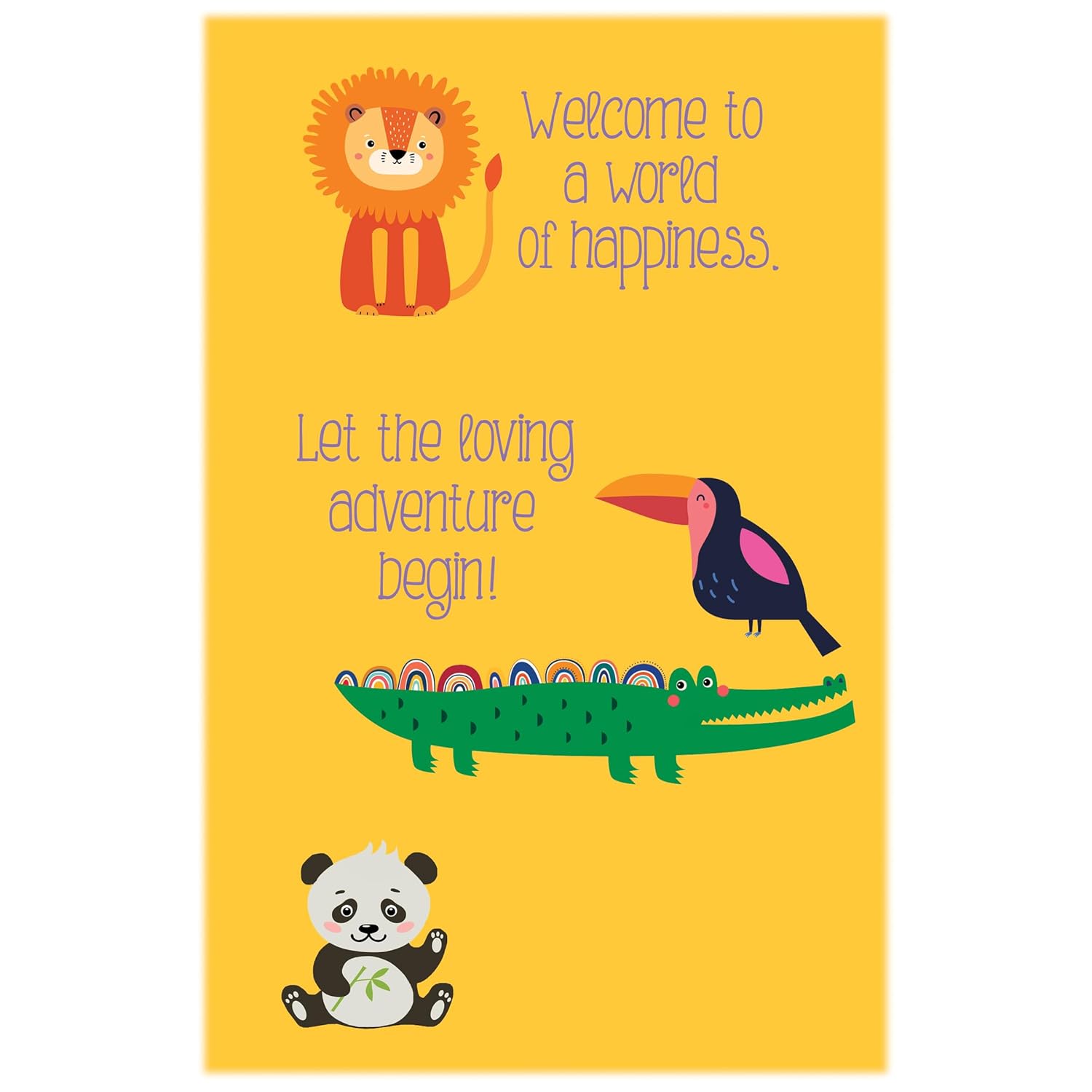 New Baby Card - Made In Usa - Envelope Included - Opens To 10" X 7.75" - Packaged In Extra Sturdy Mailer - 96248
