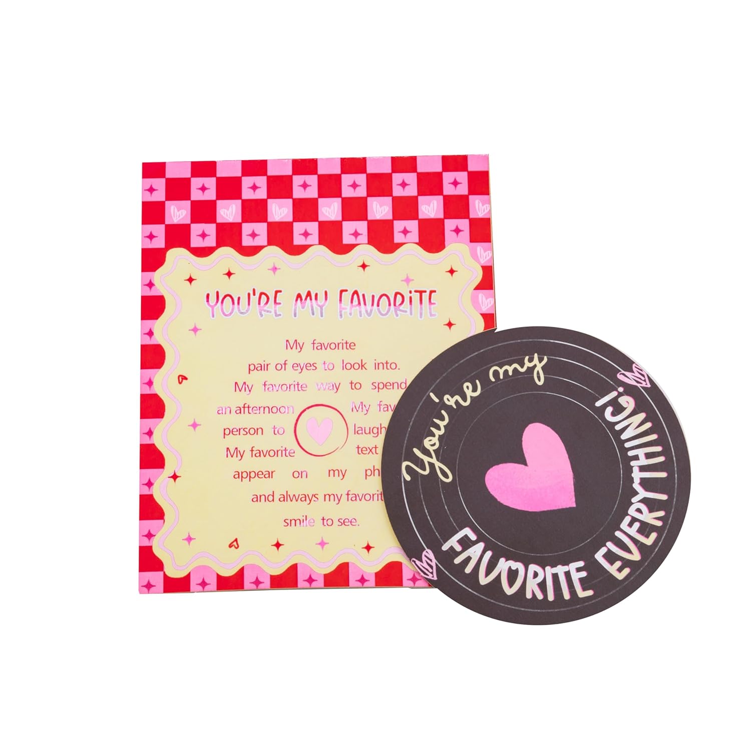 My Favorite Record Player Pop Up Card, 6.5 Inches 3D Greeting Card, “You’Re My Favorite” Vinyl Message, Romantic Gift For Valentine, Anniversary, Birthday, Includes Envelope & Message Note