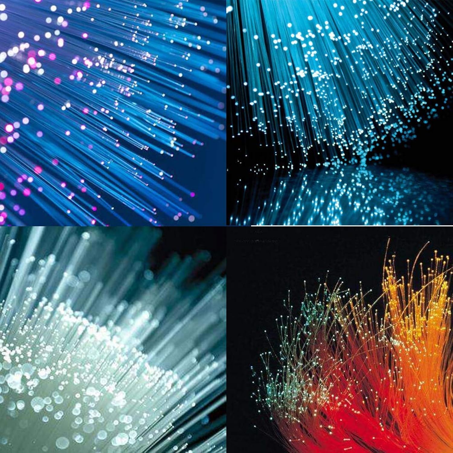 Pmma 50Pcs 0.03In 6.5Ft Plastic Fiber Optic Lights Cable Strands 0.75Mm 2Meter End Glow Fiber Strands Roll For Star Sky Ceiling All Kind Led Light Engine Driver Ceiling Decoration