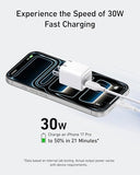 30W USB C GaN Fast Charger Nano Wall Charger Foldable Travel Adapter for iPhone Samsung iPad