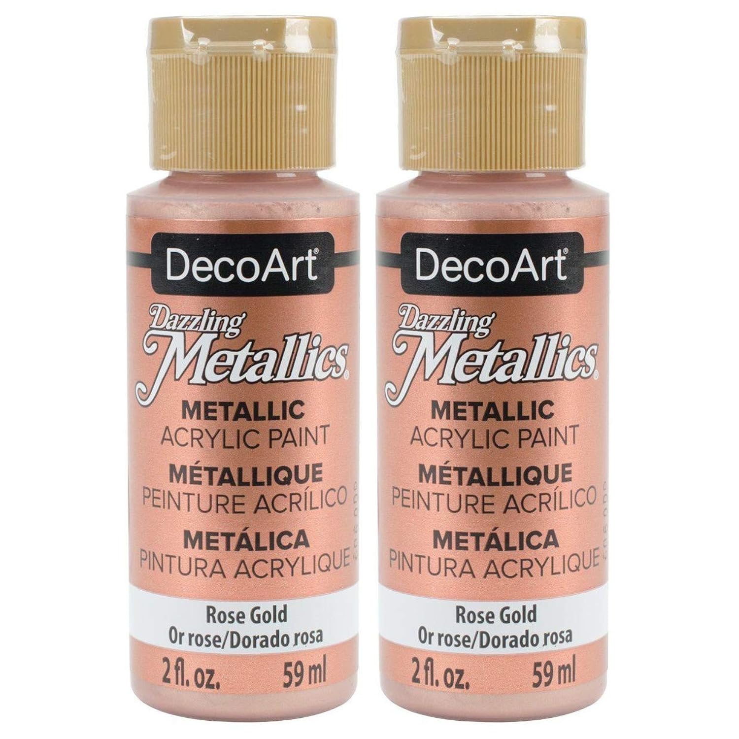 Dazzling Metallics Acrylic Paint 2oz-Rose Gold