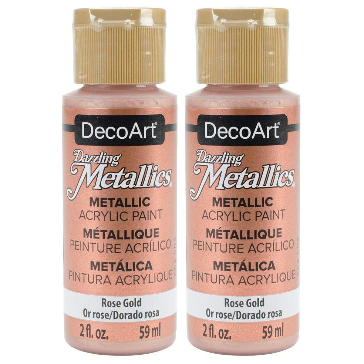 Dazzling Metallics Acrylic Paint 2oz-Rose Gold
