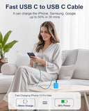 10FT USB C to USB C Fast Charging Cable for iPhone 17 16 15 iPad Samsung Galaxy Pixel Braided