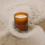 White Sand Scented Candle - Soy Wax Blend With Beach Inspired Fragrance - Long Lasting, Clean Burning Coastal Candle - Elegant Glass For Home Decor & Gifting | 9.5 Oz