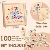 100 Pcs Couples Date Night Activities Game Date Night Box For Couples For Married Wedding Gift(Stylish)