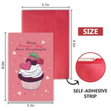 Sweet Granddaughter Valentine Card, Thoughtful Love Valentines Day Gift From Grandparents, Happy Valentine'S Day Greeting Card For Kids & Grandchildren