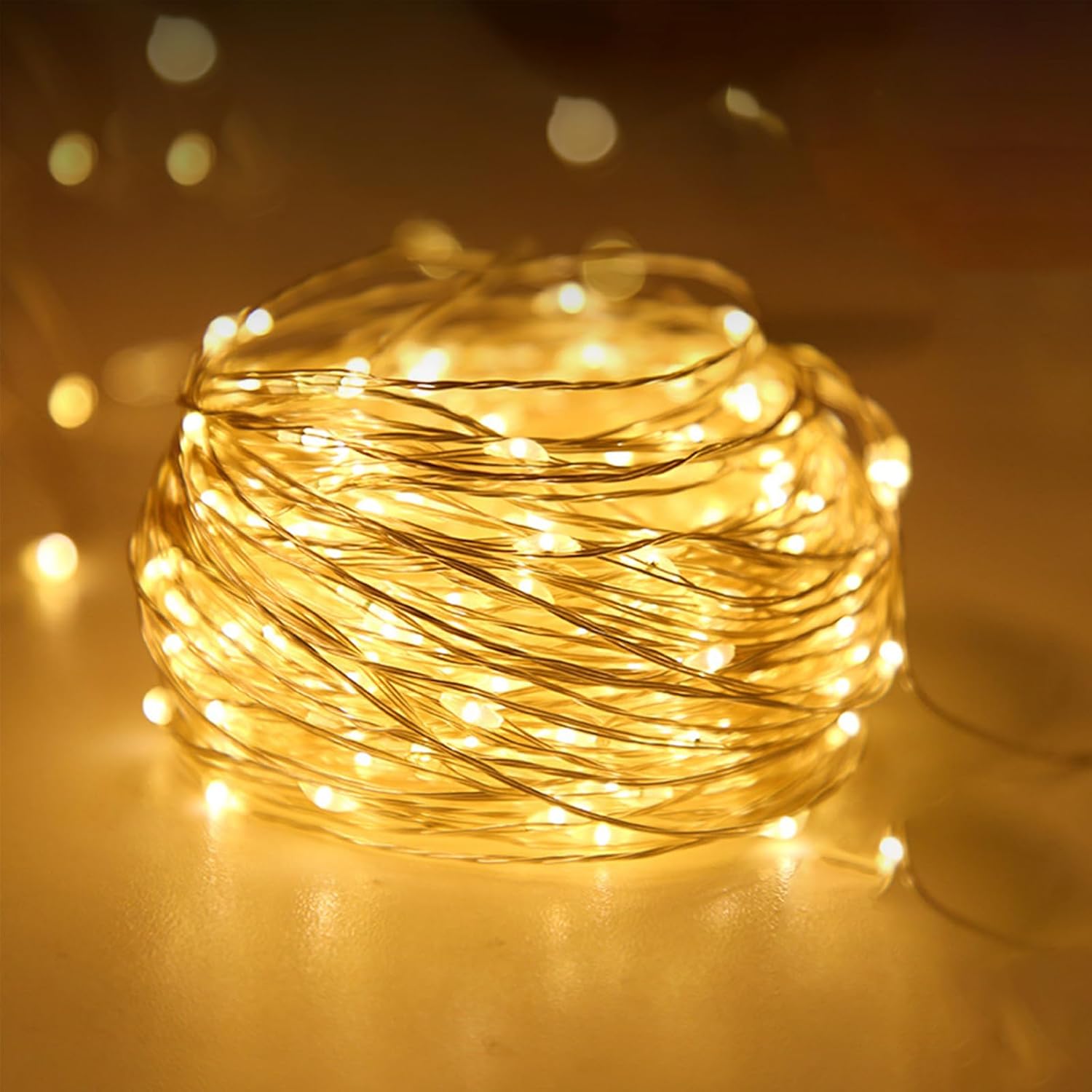 Timer Led String Lights,1 Pack Mini Battery Powered Silver Wire Starry Fairy Light,Battery Operated Micro Lights For Bed