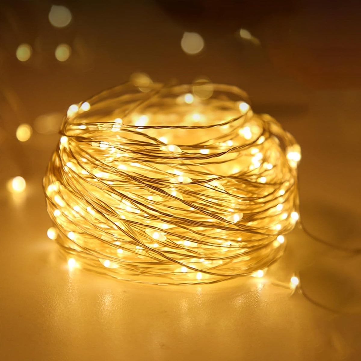 Timer Led String Lights,1 Pack Mini Battery Powered Silver Wire Starry Fairy Light,Battery Operated Micro Lights For Bed