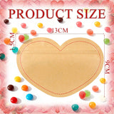 100 Pcs Valentine'S Day Heart Shaped Bags Valentines Diy Small Heart Candy Kraft Paper Bag For Food Treat Storage Valentines Gift Packaging Jewelry Bracelet Sample For Small Business