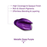 Gouache Metallic Deep Purple Refills (50Ml/1.7Oz)|Intense Pigments, Easy Color Refill (2 Pcs.)
