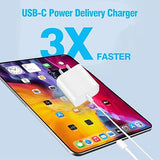 20W USB C Fast Charger with 6FT USB C Cable for iPad Pro iPad Air iPad Mini iPhone 17 16 15 Fast Charging Adapter