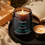 Best Friend Candle Gifts For Women Men, Classy Sassy And A Bit Bad Assy, Friends Birthday Christmas Gifts For Who Have Everything, Her, Him, Retirement, Coworkers, Best Friend, Boss-31