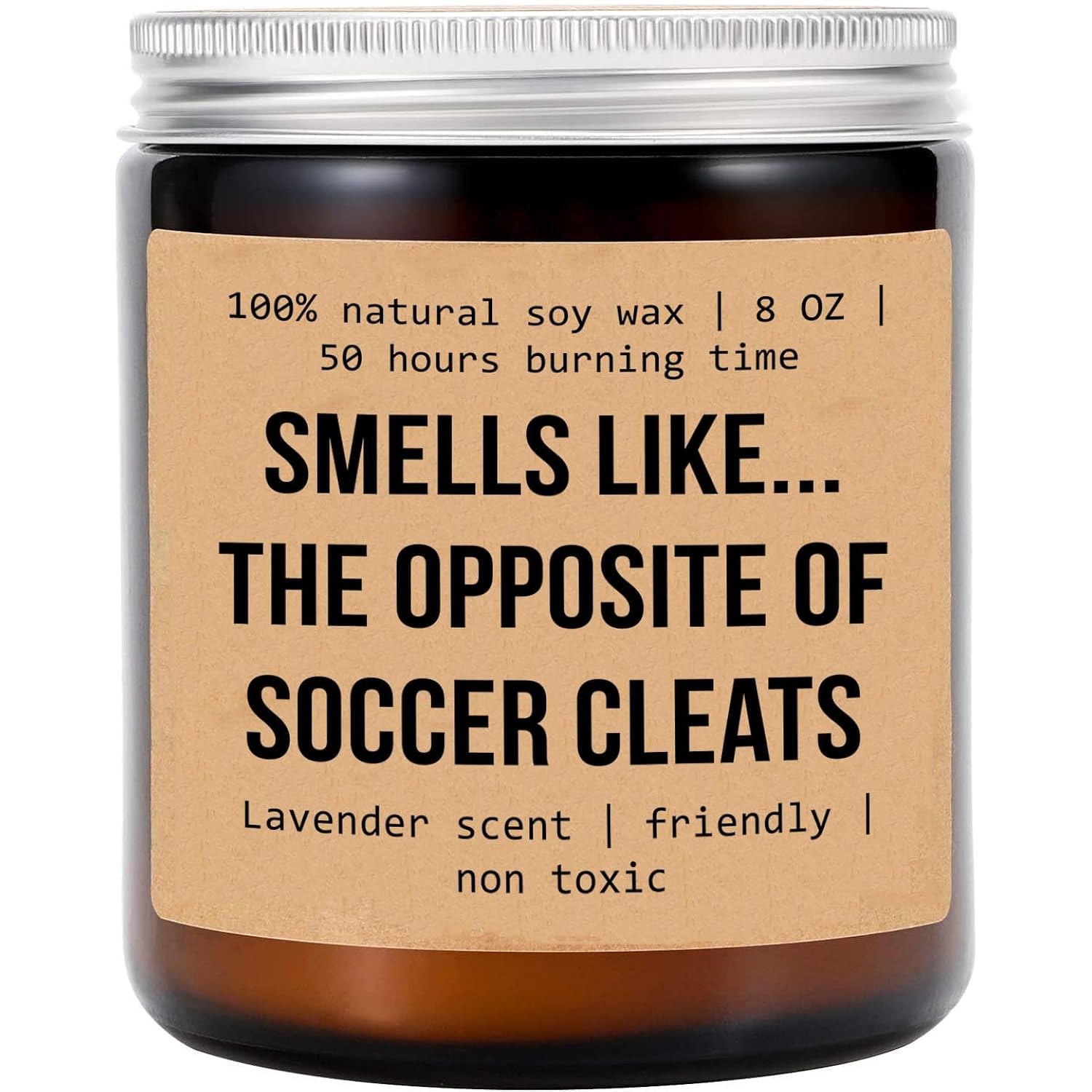 Smells Like The Opposite Of Soccer Cleats Candle - Soccer Player Gift - Player Gift - Dad Gift - Soccer Fan Gifts - Soccer Lover Gift - Soccer Mom Gift - Birthday Gift - Father'S Day Gift