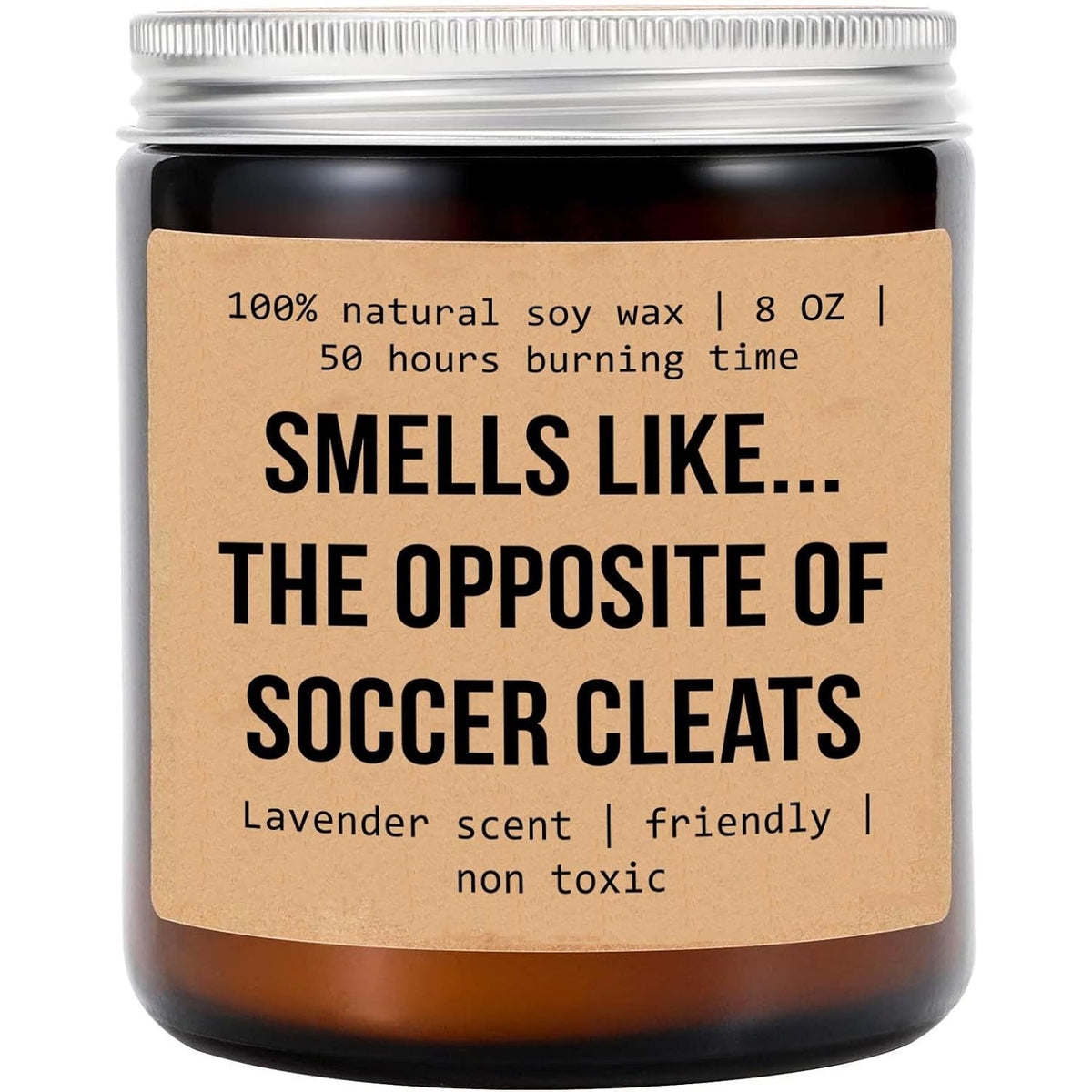 Smells Like The Opposite Of Soccer Cleats Candle - Soccer Player Gift - Player Gift - Dad Gift - Soccer Fan Gifts - Soccer Lover Gift - Soccer Mom Gift - Birthday Gift - Father'S Day Gift