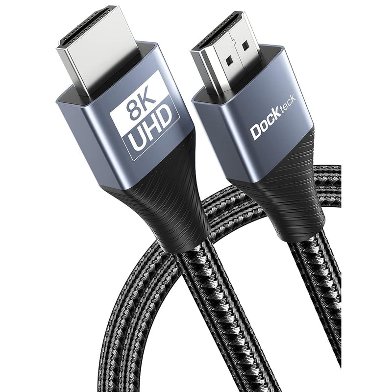 8K Hdmi Cable 6Ft | High Speed Hdmi To Hdmi Cables 2.1, Braided Cord 60Hz 48Gb