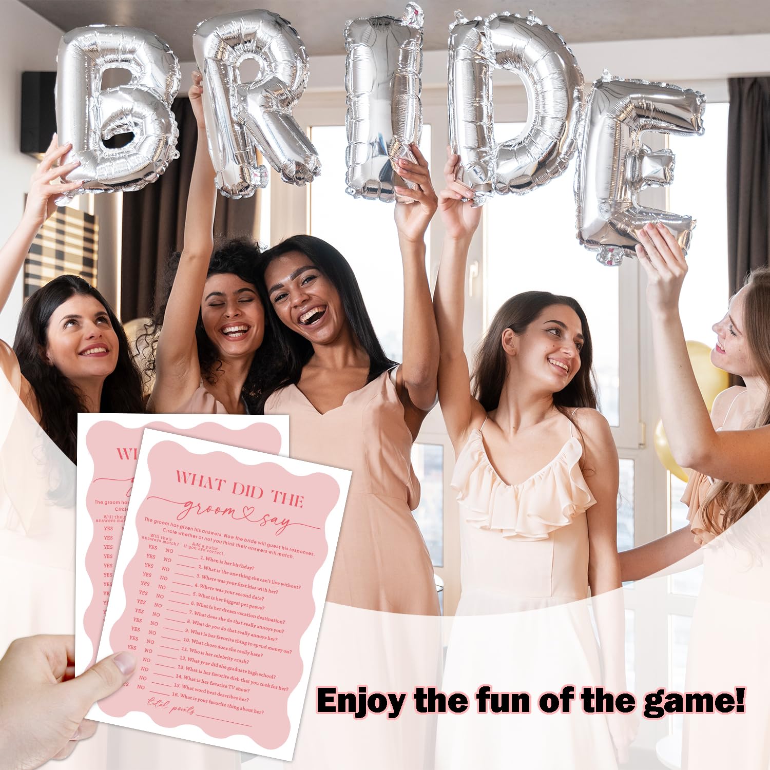 Wedding Traditions Game For Bridal Shower Pink And Red Bridal Shower Party Games For Guests 30Pcs Wedding Party Activities What Did The Groom Say Game Cards Wedding Decoration Party Supplies - Y118
