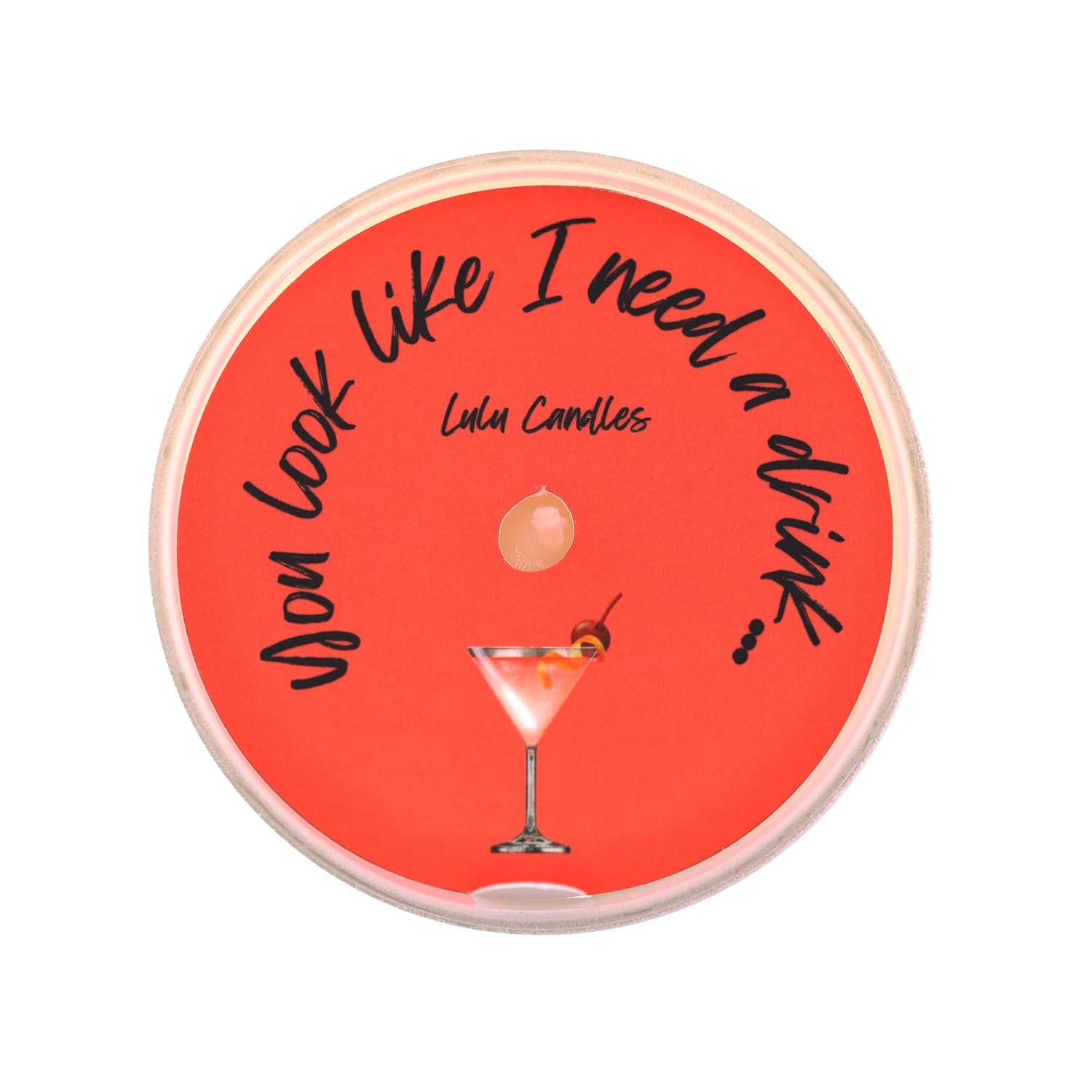 | Tropical Fruit Scent | Tropical Fruit Martini Funny | Scented Candle Gifts For Women, Gifts For Men, Housewarming | Sarcastic Candle | Highly Scented & Long Lasting | 9 Oz.