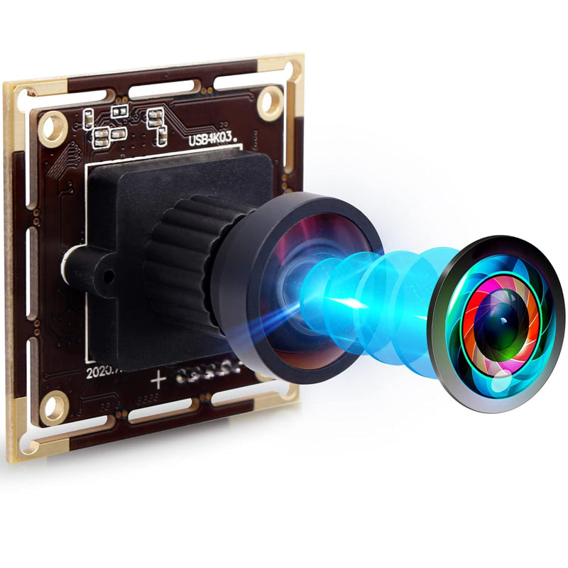 4K Usb Camera Module With 110 Degree Wide Angle No Distortion Lens,2160P Ultra