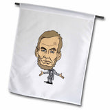 3dRose President Abraham Lincoln Jr 12 x 18 inch Garden Flag