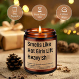Candle, Weight Lifting Gifts, Weightlifting Accessories, Workout Gifts For Weightlifters Women, Funny Power Lifting Bday Idea For Gym Rat, Fitness Lover, Lifter, Powerlifting Girl, Bodybuilder