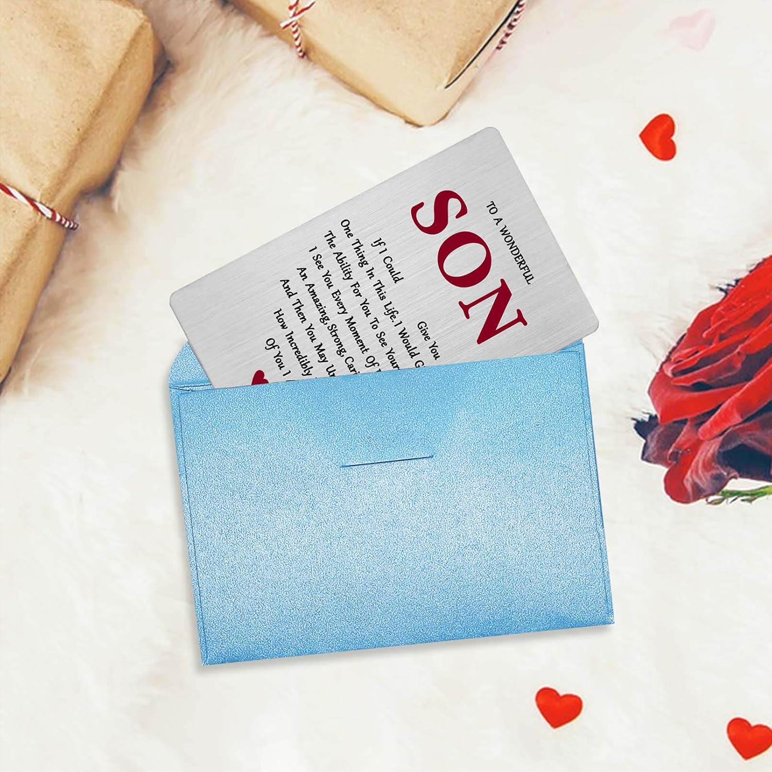 Valentines Day Card For Son - To A Wonderful Son Birthday Wedding Graduation Easter Gifts From Mom And Dad