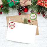 Merry Christmas Stickers Label, 2 Inch Happy New Year Sticker Red Green Holiday Cards Gift Envelopes Boxes Labels, Decorative Stickers For Decoration And Sealing (504Pcs)