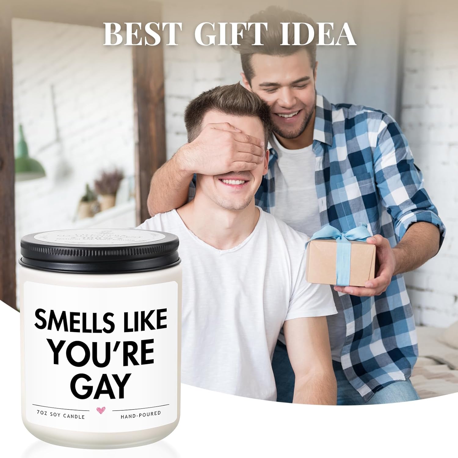Mens Valentines Gay Gifts For Him, Gifts For Gay Men, Funny Gift For Boyfriend Brother Husband, Birthday Christmas Presents For Him, Lgbtq Friend Pride Gift For Men, Bisexual Transgender Queer Present