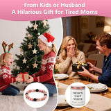 Birthday Gifts For Mom – For Overworked And Stressed Moms – Candle And Lava Stone Bracelet Gift Set – Mom’S Last Nerve On Fire
