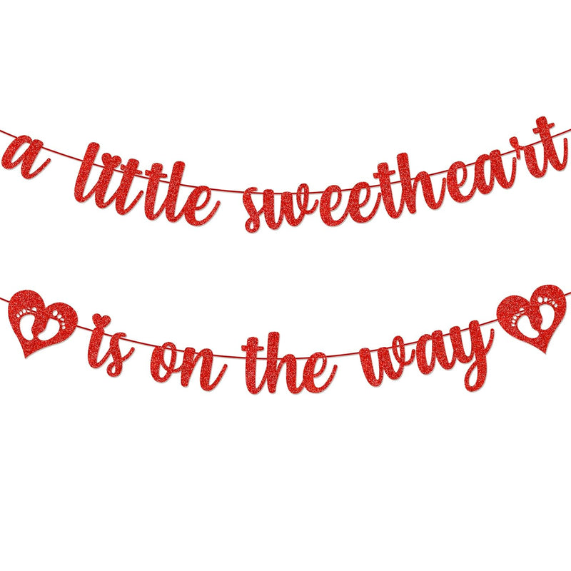 Valentines Baby Shower Banner Happy Valentine'S Day Baby Shower Banner