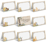 16Pcs Winnie Quotes Prints Centerpiece Card, Classic Pooh Game Cards Set For Baby Shower, Includes 8 Different Winnie Quotes Cards?Perfect For Baby Shower Party Activity Supplies