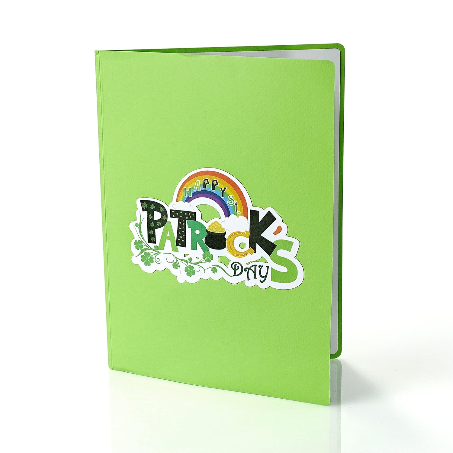 Cutpopup St Patricks Day Card Pop Up, 3D Greeting Card (Funny Happy Patricks Day)