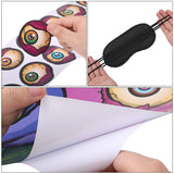 Pin The Eyeball On The Zombie Halloween Party Game, Zombie Game Poster With 24 Pieces Zombie Eyeballs Stickers And 6 Pieces Black Eye Mask