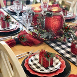 20Pcs Artificial Pine Picks Christmas Simulation Pine Needle Small Berries Pinecones For Flower Arrangements Wreaths Wedding Garden Xmas Tree Decorations (Red)