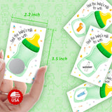 Find The Babys Milk Scratch Off Game, Gender Neutral Baby Shower Easy To Play Silly Games, Gender Reveal Funny Idea, Ice Breaker Activity. Raffle Cards, Green Bottle, Set Of 40 Cards Made In Usa