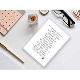 Romantic Love Card For Him Her, Sweet Valentine'S Day Card For Gf Bf, Special Anniversary Greeting Card