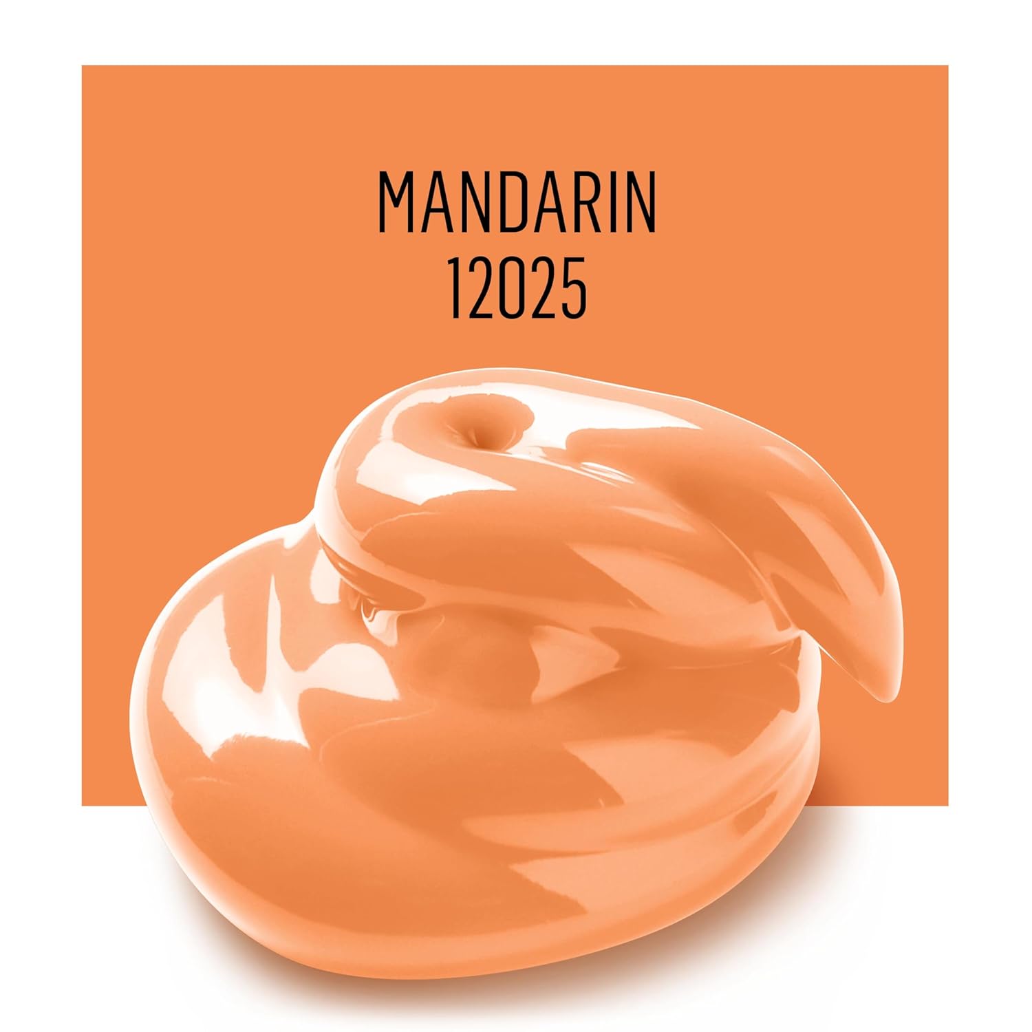 FolkArt Acrylic Craft Paint, Mandarin 2 fl oz Premium Matte Finish Paint, Perfect For Easy To Apply DIY Arts And Crafts, 12025